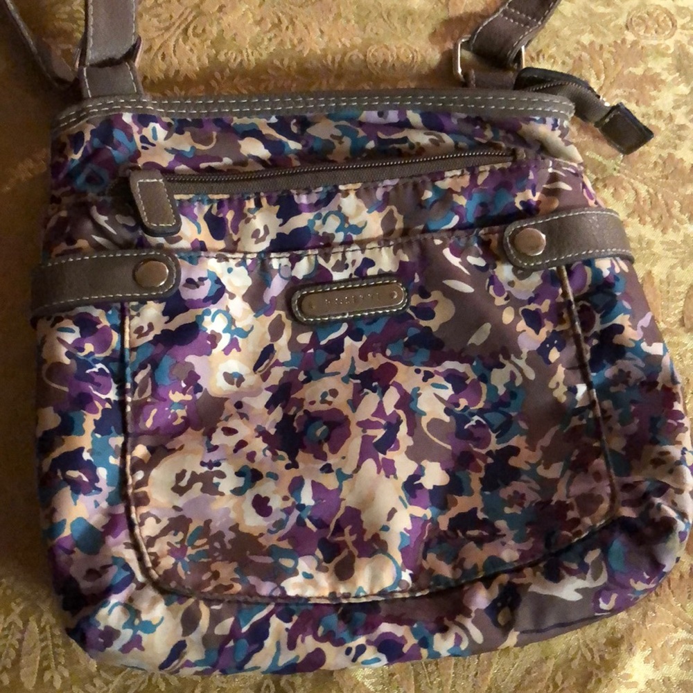 Purse 💜Crossbody Floral Spring Fall Fun Vintage - Picture 3 of 5